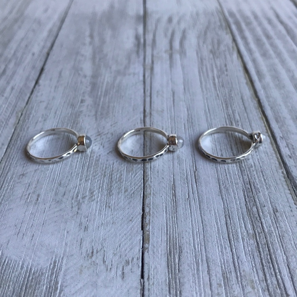 LAST ONE Moonstone & Sterling Silver Ring NEW - Picture 5 of 8